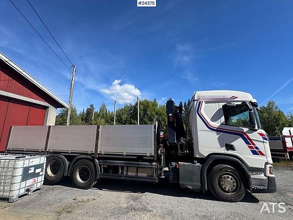 Scania R500 6x2 Kranbil - 19 t/m Hiab m/ rotator. 3 of 30