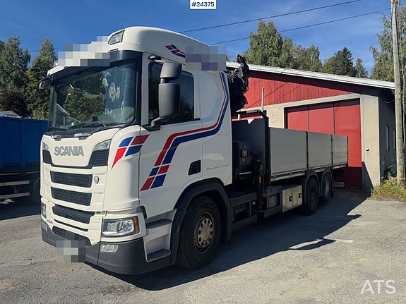 Scania R500 6x2 Kranbil - 19 t/m Hiab m/ rotator. 6 of 30