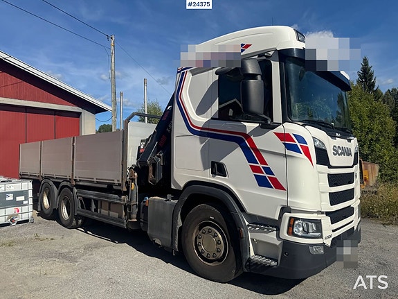 Scania R500 6x2 Kranbil - 19 t/m Hiab m/ rotator. 2 of 30