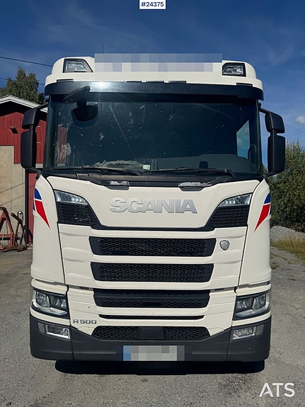 Scania R500 6x2 Kranbil - 19 t/m Hiab m/ rotator. 4 of 30