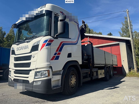 Scania R500 6x2 Kranbil - 19 t/m Hiab m/ rotator. 5 of 30