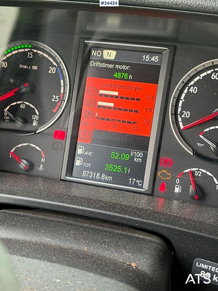 Scania R580 8x4 Tippbil - 88 000km 20 of 30