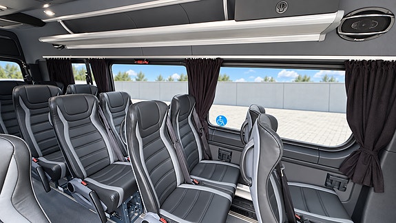 Mercedes-Benz Sprinter 519 16+1 Godkjent for 3 rullestoler 2025 LEVERINSKLAR  Garanti PRIS KR 1149000,- 26 of 30