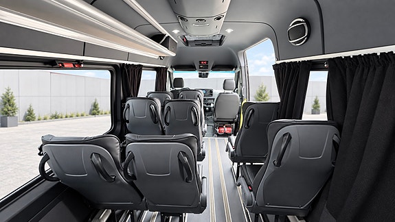 Mercedes-Benz Sprinter 519 16+1 Godkjent for 3 rullestoler 2025 LEVERINSKLAR  Garanti PRIS KR 1149000,- 19 of 30