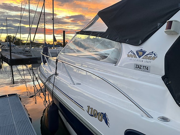 Nor-Dan Arctic Ocean Craft 1100 – romslig familiebåt med ny kalesje 17 of 30