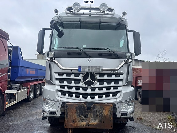 Mercedes-Benz Arocs 3258 Tridem brøyterigget krokbil 9 of 30
