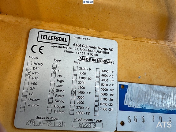 Tellefsdal K7-70 3400 plog 10 of 10