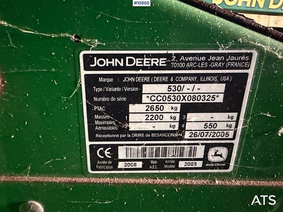 John Deere 530 Slåmaskin 18 of 18