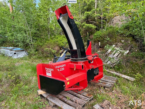 Fransgård  S-220 To-trinns Snøfreser. 2 of 10