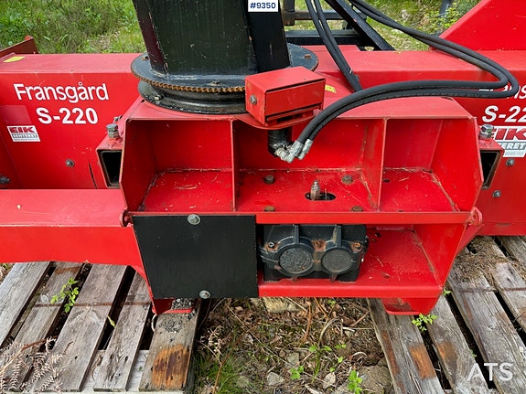 Fransgård  S-220 To-trinns Snøfreser. 7 of 10