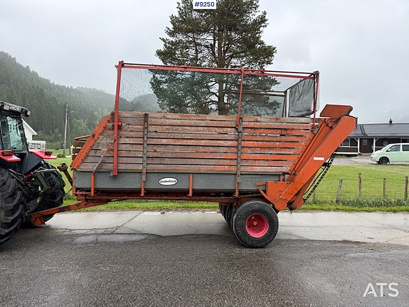 Underhaug 370 Avleservogn m/ tverrboggi, kastevals og nett. Lang type. 2 of 18