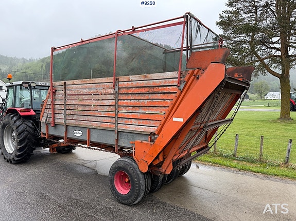 Underhaug 370 Avleservogn m/ tverrboggi, kastevals og nett. Lang type. 3 of 18