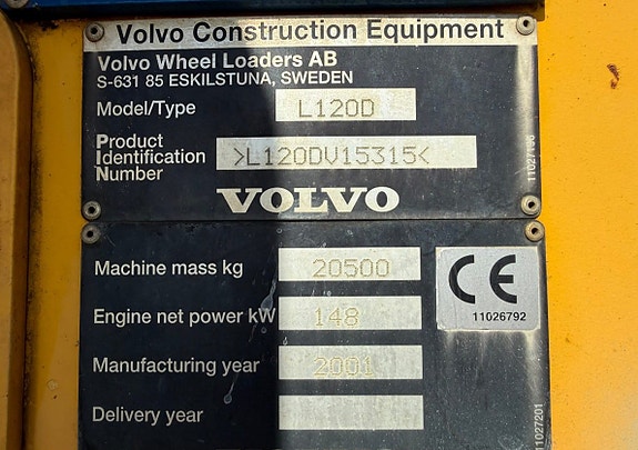 Volvo L120D 4 of 14