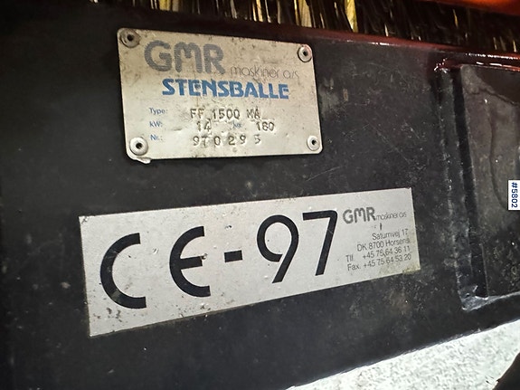 GMR Stensballe Kostemaskin FF 1500 M 18 of 20