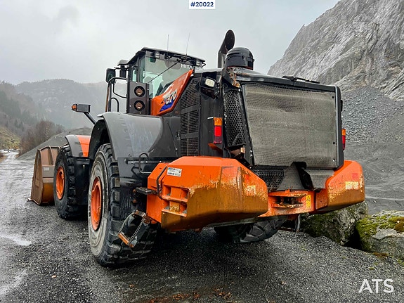 Hitachi zw370-6 hjullaster m / vekt, skriver og skuffe 11 of 30