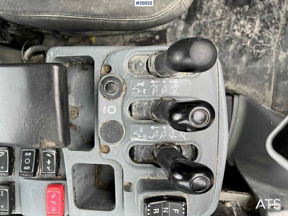Hitachi zw370-6 hjullaster m / vekt, skriver og skuffe 27 of 30