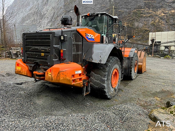 Hitachi zw370-6 Hjullaster m/ vekt, skriver og skuffe 17 of 30