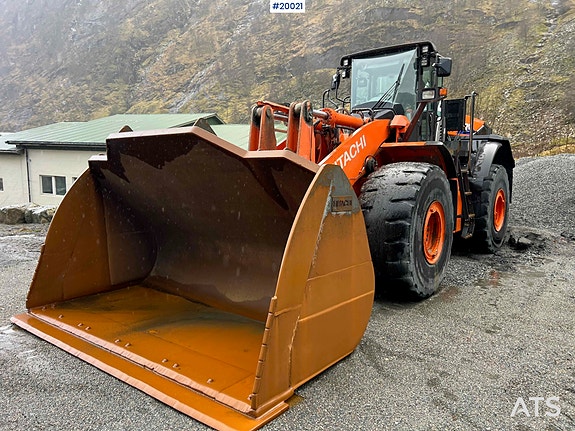 Hitachi zw370-6 Hjullaster m/ vekt, skriver og skuffe 5 of 30