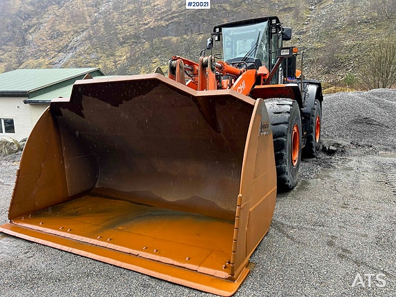 Hitachi zw370-6 Hjullaster m/ vekt, skriver og skuffe 7 of 30