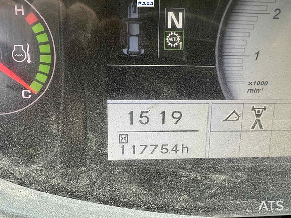 Hitachi zw370-6 Hjullaster m/ vekt, skriver og skuffe 28 of 30