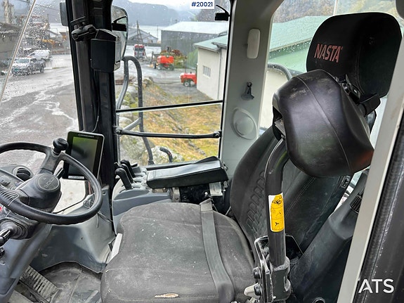 Hitachi zw370-6 Hjullaster m/ vekt, skriver og skuffe 25 of 30
