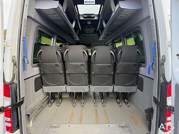 Mercedes-Benz Sprinter 516 m/ 16+1 og godkjent for to rullestolbrukere. SE VIDEO 17 of 30