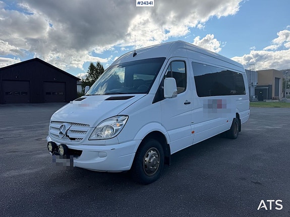 Mercedes-Benz Sprinter 516 m/ 16+1 og godkjent for to rullestolbrukere. SE VIDEO 2 of 30