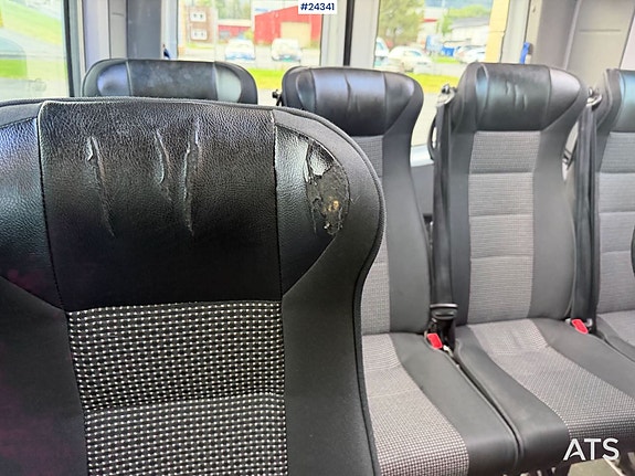 Mercedes-Benz Sprinter 516 m/ 16+1 og godkjent for to rullestolbrukere. SE VIDEO 29 of 30