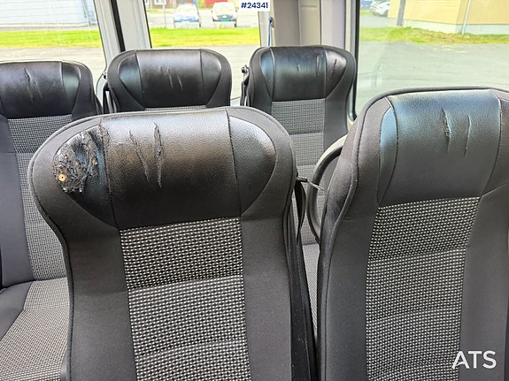 Mercedes-Benz Sprinter 516 m/ 16+1 og godkjent for to rullestolbrukere. SE VIDEO 30 of 30