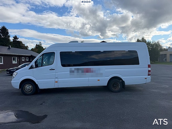 Mercedes-Benz Sprinter 516 m/ 16+1 og godkjent for to rullestolbrukere. SE VIDEO 3 of 30