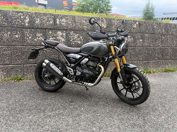 Triumph Scrambler 400X Matt Khaki Green 1 igjen! 8 of 13
