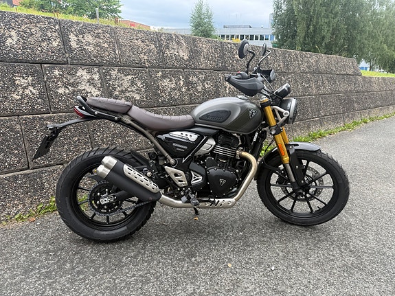 Triumph Scrambler 400X Matt Khaki Green 1 igjen! 9 of 13