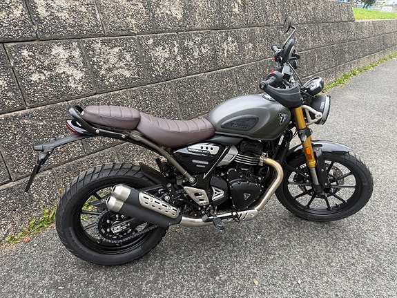 Triumph Scrambler 400X Matt Khaki Green 1 igjen! 12 of 13
