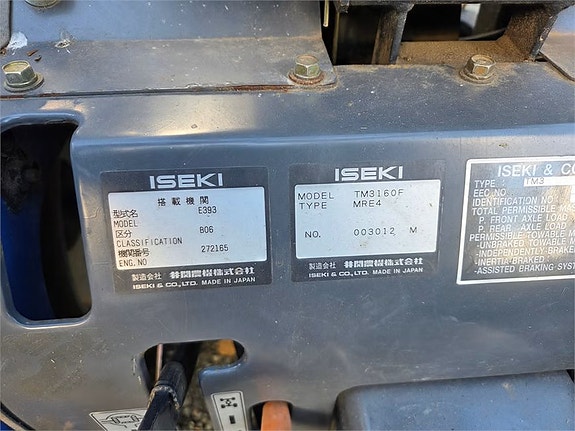 Iseki TM 3160F 8 of 18