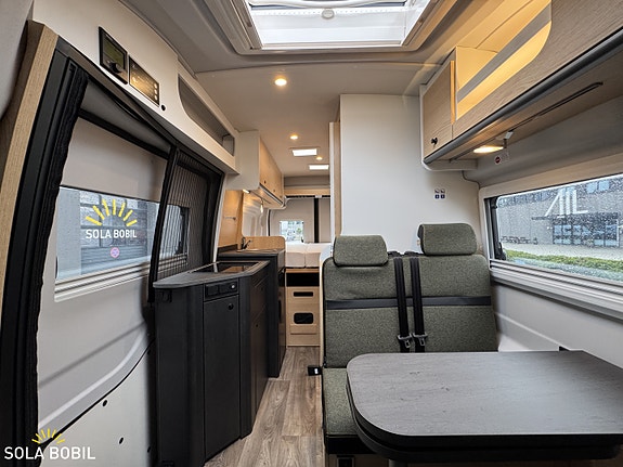 Sunlight Ibex 603D 590 | 4x4 | Green Trek | litium på 360 Ah | Solcelle | Dieselvarmer | Bi-xenon | LTE/WiFi | Hengerfetse 2800kg 8 of 30