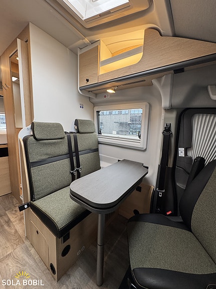Sunlight Ibex 603D 590 | 4x4 | Green Trek | litium på 360 Ah | Solcelle | Dieselvarmer | Bi-xenon | LTE/WiFi | Hengerfetse 2800kg 9 of 30