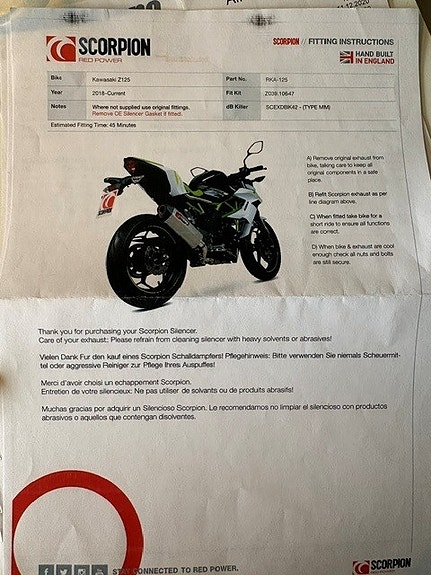 Kawasaki Ninja 125 16 of 16