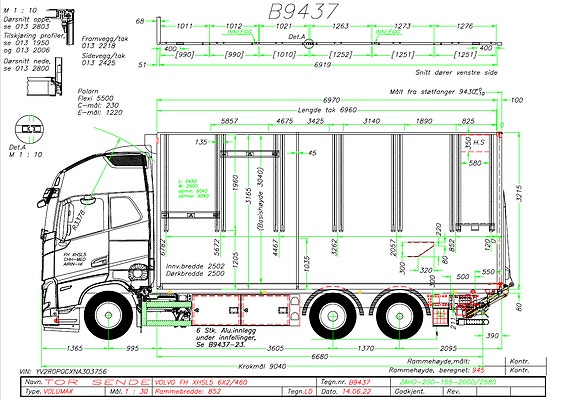 Volvo FH16 750 6x2 Bussbygg skap 8 of 17