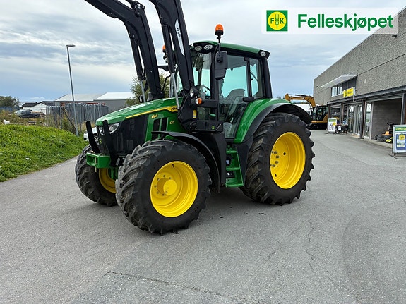 John Deere 6M125 50 km/t autopower, ålø laster, kun 430 timer 7 of 13