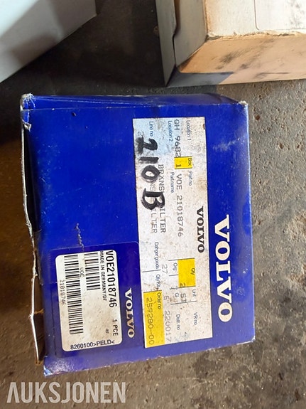 Volvo 9 STK. VOLVO FILTER – OPPLYST TIL VOLVO 210B – UBRUKT 4 of 4