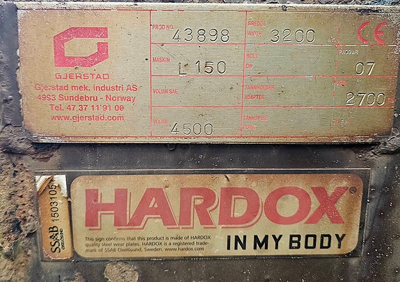 Volvo L150E, 2007 Mod, 18850 timer, vekt med skriver, Gjerstad-skuff, Spakstyring, Sentralsmøring. 14 of 30