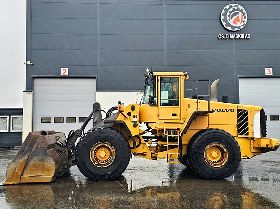 Volvo L150E, 2007 Mod, 18850 timer, vekt med skriver, Gjerstad-skuff, Spakstyring, Sentralsmøring. 2 of 30