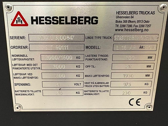 Linde L 16 AP 9 of 9