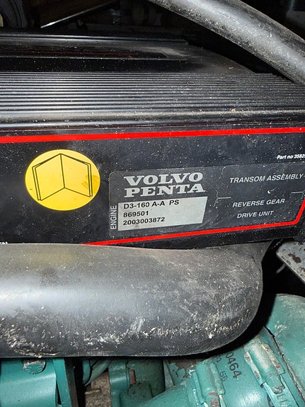 Volvo penta D3 160Hk med DPS drev 4 of 5