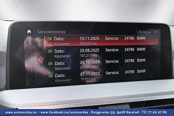  Service historikk