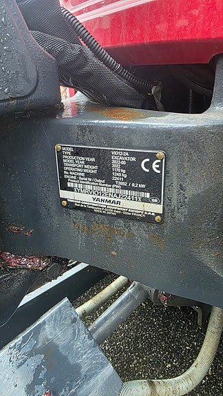 Yanmar Vio12-2A "295 timer" 16 of 25