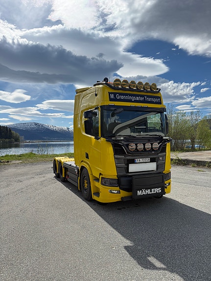 Scania R660 Kombibil, Mählers brøyt/skjær/fastsandstrøer 2 of 30