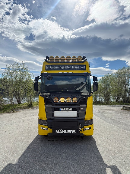 Scania R660 Kombibil, Mählers brøyt/skjær/fastsandstrøer 3 of 30