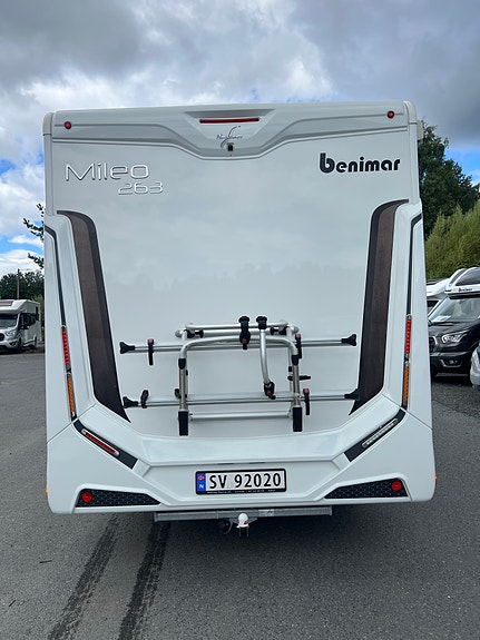 Benimar Mileo 263, Hengerfeste, AC bodel, TV + antenne, 5 seter, B førerkort 7 of 30