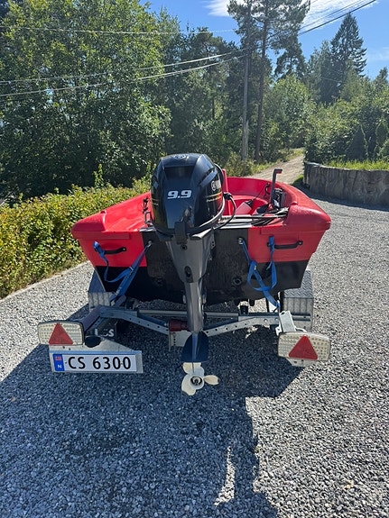 Pioner 11 Sport, m/9,9 hk 4-takt Yamaha el.start og henger 6 of 9